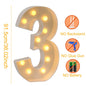 91.5cm Giant Led Light Birthday Number Figure 1st Birthday Anniversary Wedding Baby Shower Decor 30 40 50 Birthday Number Frame