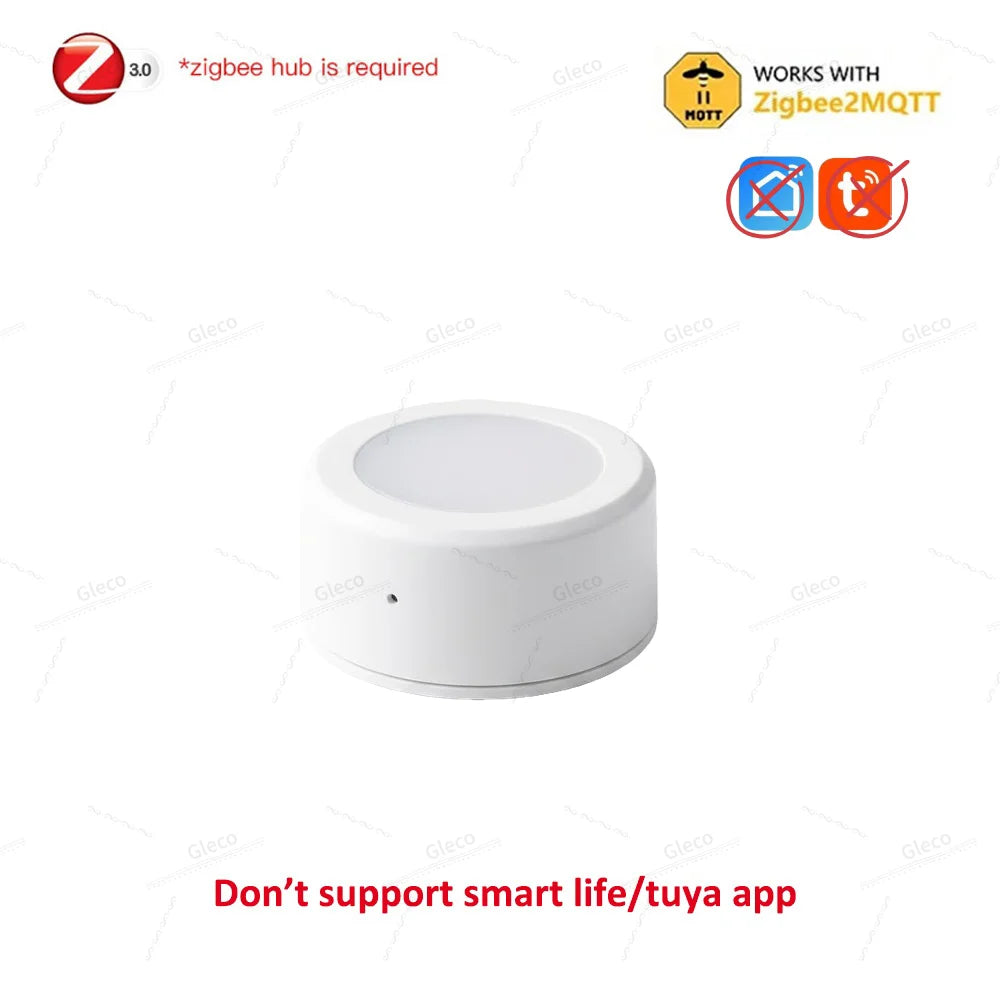 ZigBee Light Sensor Luminance Sensor Illumination Brightness Detector Home Automation With TUYA Smart Life Z2M Device Linkage