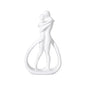 Abstract Couple Statue Crafts Desk Couple Figurine Collection Lovers Embrace Statue for Shelf Wedding Home Bookshelf Desk