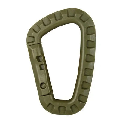 Tactical Carabiner D-Ring Clips for Backpack & Keychain - 1-10 Pack