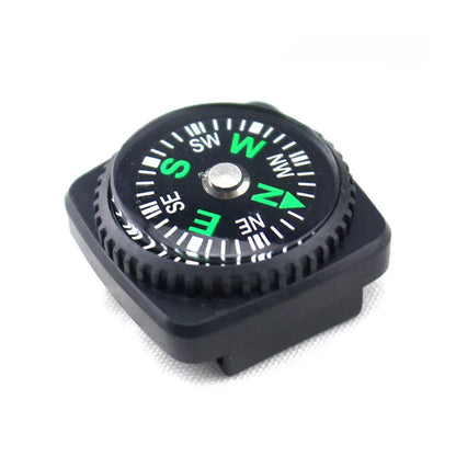 Mini Button Compass for Watch Strap – Portable Survival Navigation for Hiking & Camping (5 or 10-Pack)