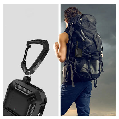 Security Lock Shockproof Silicone Case for Wireless Pro Earbuds – Protective Earphone Cover