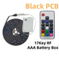 5V 5050 RGB LED Strip Light - Battery/USB Powered 0.5–5m (IP21/IP65) with Remote Control