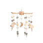 Wooden Baby Crib Mobile with Music Box Bell