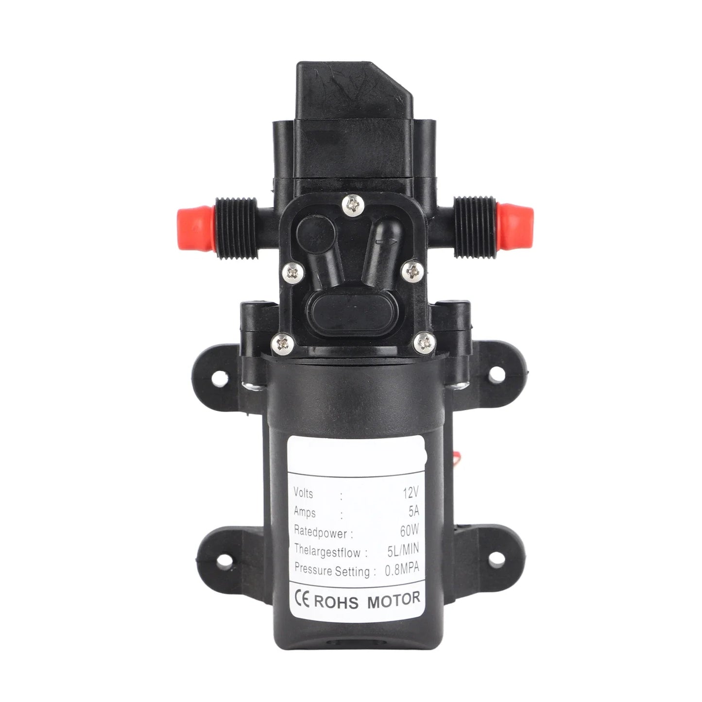 DC 12V Water Pump High Pressure 116Psi Self Priming Caravan Camping Boat
