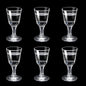 6-Pack Mini Stem Shot Glasses Set — 10/15/25 ml (0.34/0.51/0.85 fl oz) Clear Glass Mini Wine Cups for Sake & Spirits