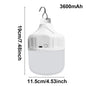 Portable USB Rechargeable LED Camping Light Multifunctional Outdoor Emergency Hanging Tent Lamp Hiking Picnics Night Lighting