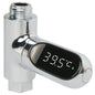 LED Display Shower Water Thermometer Self Powered