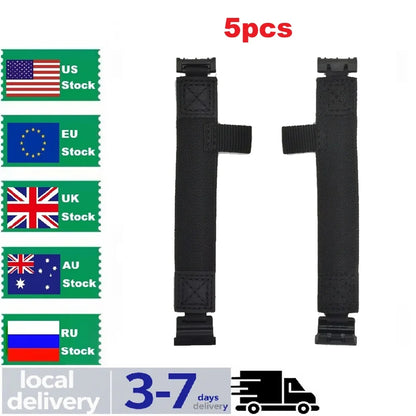 6-Pack Hand Strap for Zebra TC53 TC58 TC53e TC58e - Replaces SG-NGTC5TC7-HDSTP-01, Adjustable Nylon, Stylus Loop, Case Compatible, 3-Month Warranty