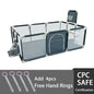 Baby Playpen Indoor Playard with Pull Rings – Ball Pit Compatible Activity Fence & Child Safety Barrier
