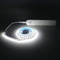 LED Motion Sensor Strip Light - Battery Powered (4×AAA) Waterproof Under-Cabinet Closet Wardrobe Pantry - 1/2/3M (3.3/6.6/9.8 ft)