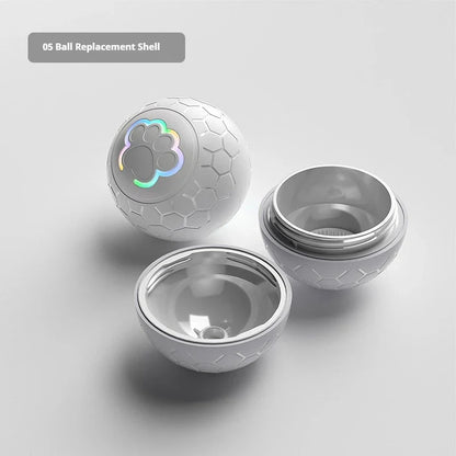 Interactive Rechargeable Pet Toy Ball – Automatic Bouncing & Rolling with RGB LED Lights for Dogs & Cats