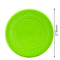 7-Color Silicone Flying Saucer Pet Toy - Chew-Resistant Flying Disc for Dogs & Cats, Interactive Puppy Training & Fetch