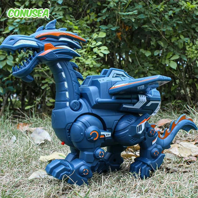 Walking Water-Mist Dinosaur Toy with Lights and Roar Sound