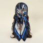 Satin Square Scarf – Elegant 2025 Print Hijab, Shawl & Hair Wrap