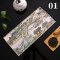 1pc Chinese Painted Thick Tea Towel Super Absorbent Table Mats Suede Professional Rag Tea Mat Napkin High-end Tea Accessories