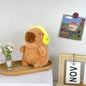 Cute Capybara Plush Toy Hoodie – Small Winged Stuffed Doll for Kids