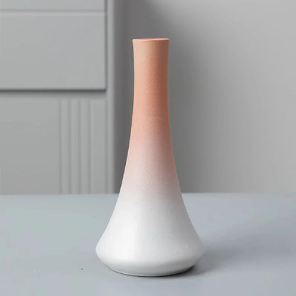 Ceramic Small Flower Bud Vase - Minimalist Japanese-Style Tabletop Home Decor