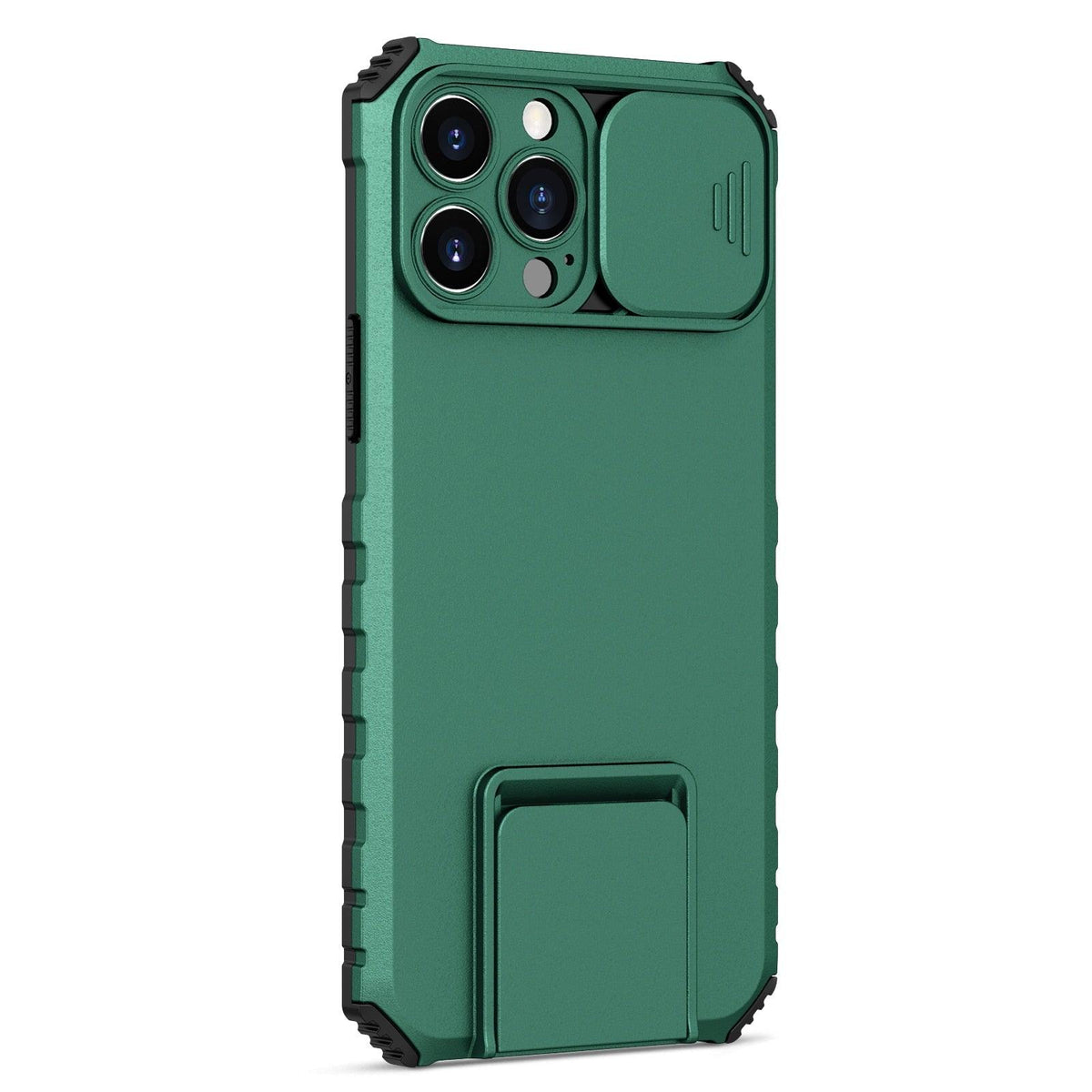 STEVVEX Dual-Layer Kickstand iPhone Case - 8 Colors, 4-Corner Protection, iPhone 11, 12, 13 & SE Series