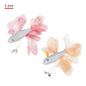 Colorful Fish Cat Teaser Wand - Interactive Goldfish-Shaped Play Toy for Cats