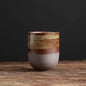 Vintage Ceramic Tea Cup 130 ml (4.4 fl oz) Japanese Stoneware Porcelain Mug for Kung Fu Tea, Sake & Coffee