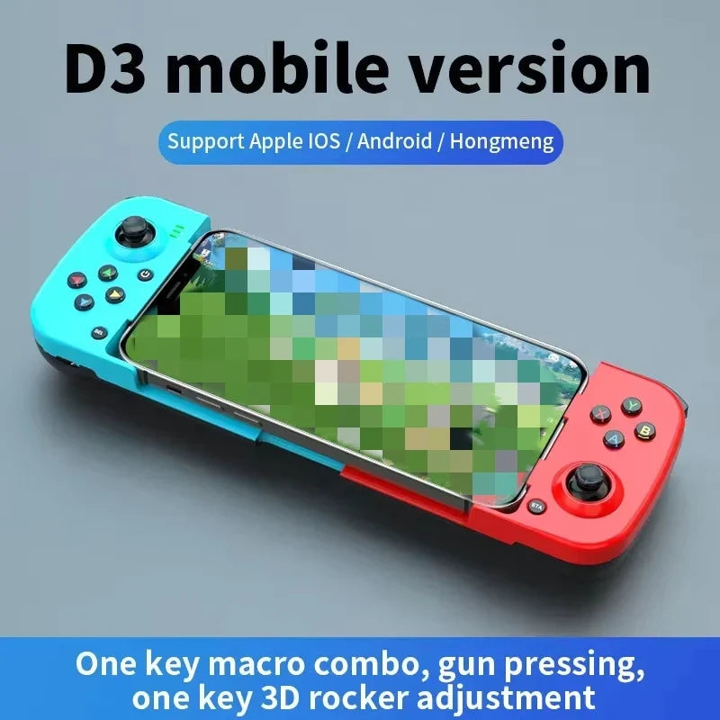 D3 Gamepad Wireless BT5.0 Stretchable Game Controller For Mobile Phone Android IOS Joystick Eat Chicken Gamepad for PS4 SwitchPC