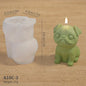 DIY Dog Silicone 3D Mold for Candles, Resin, Soap & Fondant — 3.0×2.2×2.2 in (7.5×5.5×5.5 cm)