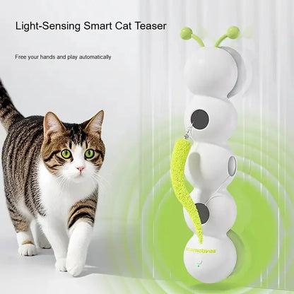Automatic Motion Sensor Cat Toy — USB Rechargeable Interactive Mouse for All Cat Breeds, Boredom Relief & Exercise