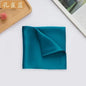 100% Mulberry Silk Men's Pocket Square 35cm (13.8in) Solid Tatting Handkerchief