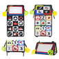 Black and White Baby Floor Mirror Tummy Time Sensory Toys 6-24 Months Baby Toys Montessori Toys Crawling Development Baby Toys