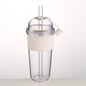 Insulated Flip Straw Bottle — 430ml (14oz) & 630ml (21oz) Leak‑Proof Travel Water Bottle for Coffee, Sports & Work