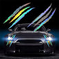 Car Stickers Ghost Claw Car Hood Vinyl Sticker Creative Modification Reflective Stickers Devil Paw Scratches Car Decoration