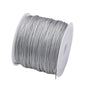 50 Yards 0.8mm Braided Nylon Cord – Durable Satin String for Jewelry Making, Beading, Macrame, Chinese Knot & DIY Crafts