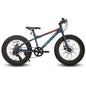 20-Inch (500mm) Kids Fat Tire Mountain Bike – 7-Speed, Dual Disc Brakes, Ages 5+