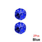 2/8-Pack Aluminum Dice Tire Valve Caps, Universal Wheel Stem Air Valve Covers for Car Truck Motorcycle Bike