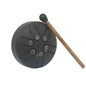 3-Inch (7.6 cm) 6-Tone Steel Tongue Drum - Mini Handpan with Drumstick, Beginner-Friendly Percussion Set