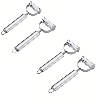 Stainless Steel Double-Head Vegetable Peeler - Multi-Function Fruit & Melon Peeler