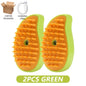 3-in-1 Pet Steamy Brush – Electric Spray Groomer, Silicone Massage & Hair Remover for Cats & Dogs
