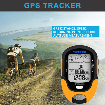 Handheld GPS Altimeter Barometer Compass for Hiking, Camping & Fishing - Portable Outdoor Navigation
