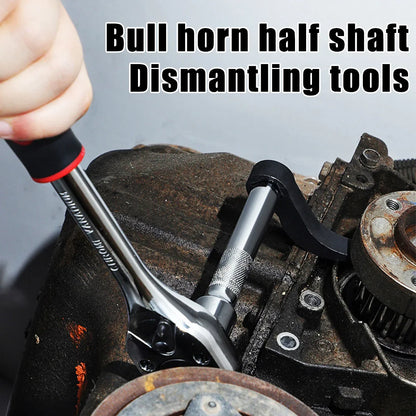 Angle-Type Half Axle Disassembly Pry Bar Adapter – Open-End Wrench Compatible, Anti-Slip
