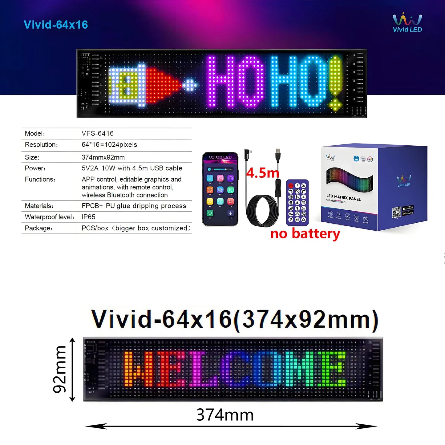 Devil Eye LED Matrix Pixel Panel Display Screen Flexible RGB Car Graffiti Scrolling Text Animation Shop Reminder Light Bluetooth