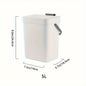Space-Saving Quiet-Close Trash Can - 3/5L, Eco-Friendly Sealed Bin For Kitchen & Office, No Electricity Needed