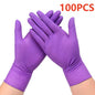 Fuchsia Nitrile Disposable Gloves 20/100PCS 3-mil Powder & Latex Free Household Cleaning Gloves for Cooking Kitchen Esthetician