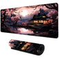 Night Moonlight Large Gaming Mouse Pad Non-Slip Stitched Rubber Desk Mat for Laptop PC Esports