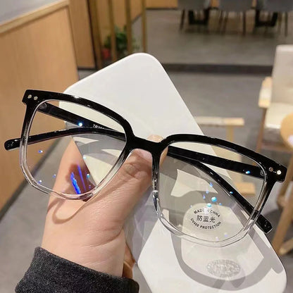 Blue Light Blocking Glasses - Lightweight Anti-Fatigue Unisex Square Frame for Office, Studying & Gaming