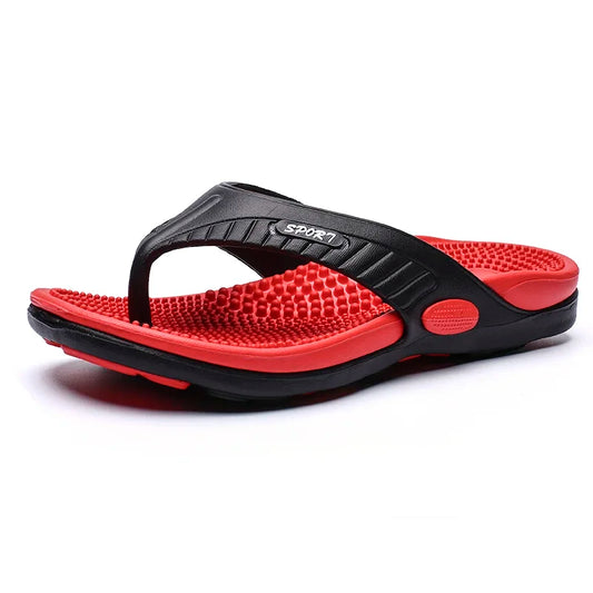 Men's Massage EVA Flip Flops – Breathable Beach Sandals, High Elasticity EVA Insoles, Sizes EU 40–46