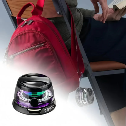 Bluetooth 5.3 Mini Portable Magnetic Speaker with RGB Lighting — Compact Wireless Speaker for PC, MacBook, iPhone & Android