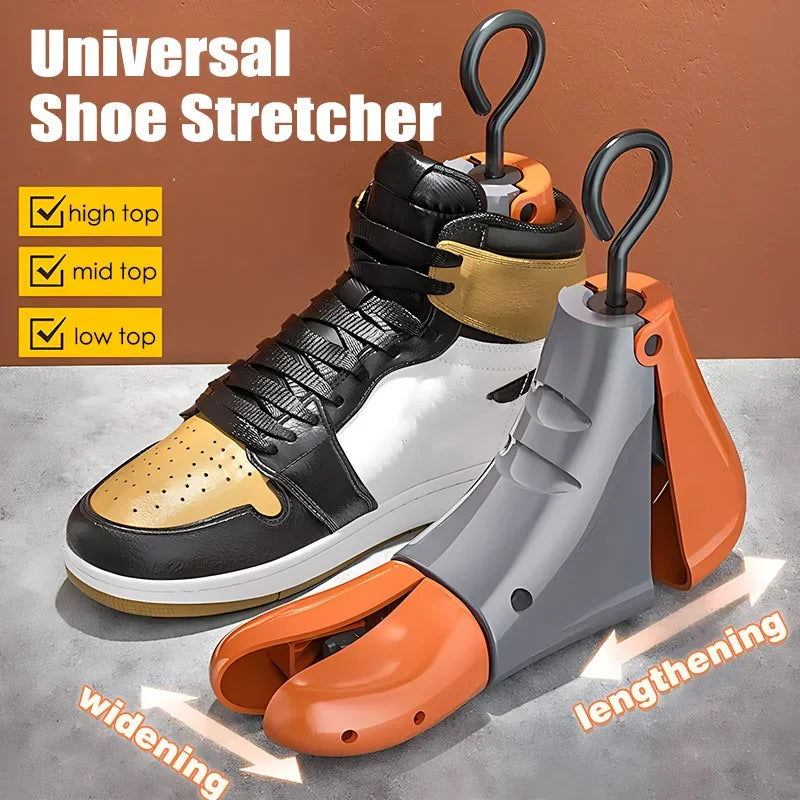 Repacego 4-Way Adjustable Shoe Stretcher - Length & Width, S (EUR 37-42) and L (EUR 42-47), ABS & Metal, Unisex