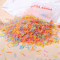 500/1000Pcs Colourful Hair Ties for Girls Kids Ponytail Holder Bands