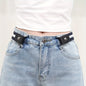 Elastic Woven Invisible Seamless Adjustable Jeans Belt – Unisex Casual Waistband